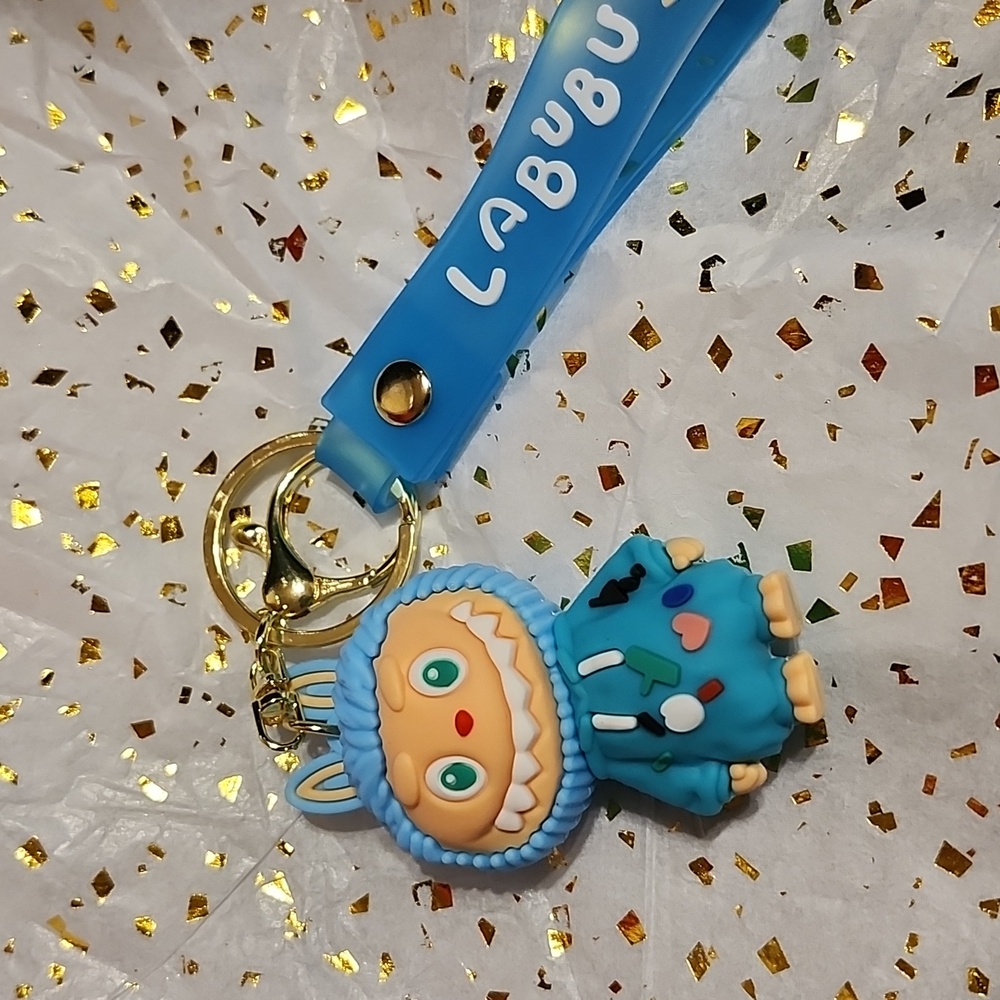 Labubu Keychain/bag Charm Blue